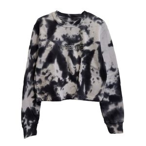 Underestimated Navy Blue Graphic Tye Dye Sweatshirt